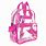 Pink Clear Bags