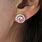 Pink Diamond Stud Earrings