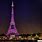 Pink Eiffel Tower Paris