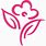 Pink Flower Logo