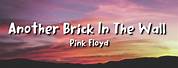 Pink Floyd Another Brick in the Wall Lyrics