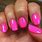 Pink Nails Gelish