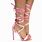 Pink Strappy High Heels