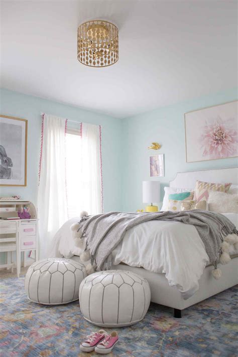 Pink and Blue Girls Bedroom