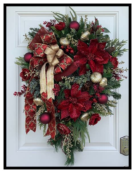 Pinterest Christmas Door Wreath