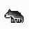 Pixel Wolf Sprite
