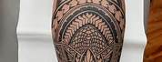 Polynesian Tattoo Leg and Thigh