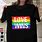 Pride T-Shirt On Hangers