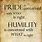 Pride vs Humility Quotes