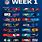 Printable Weekly NFL Schedule Week 17