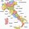 Province Region Italy Map