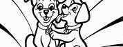 Puppy Love Coloring Pages