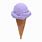 Purple Ice Cream Scoop