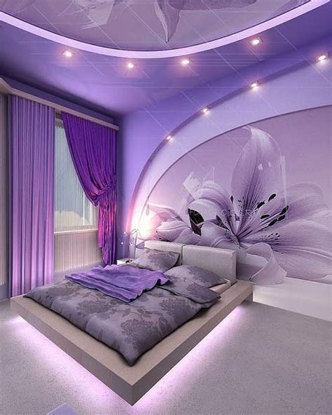 Purple Modern Bedroom