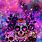 Purple Sugar Skull Wallpaper
