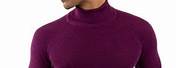 Purple Turtleneck Sweater Men