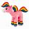 Rainbow Horse Toy