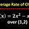 Rate of Change Equation