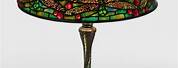 Real Dragonfly Antique Tiffany Table Lamp