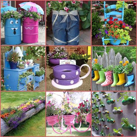 Recycled Garden Containers
