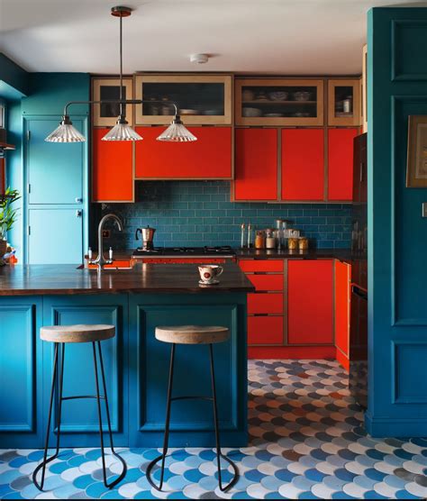 Red Blue Kitchen