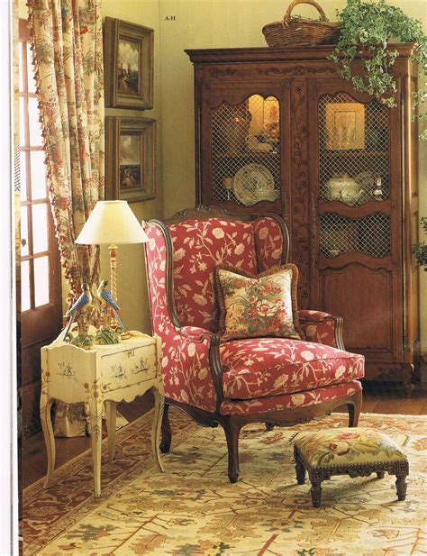 Red French Country Decor