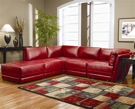 Red Living Room Furniture Ideas