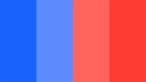 Red and Blue Color Palette