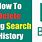 Remove Bing Search History