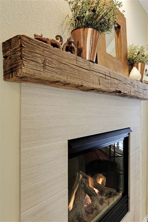 Repurposed Fireplace Mantel