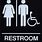 Restroom Sign Graphic