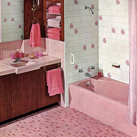 Retro Pink Bathroom Ideas