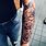 Rose Half Sleeve Tattoo