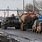 Russian Long Convoy of Tanks in Ukraine