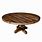 Rustic 72 Round Dining Table