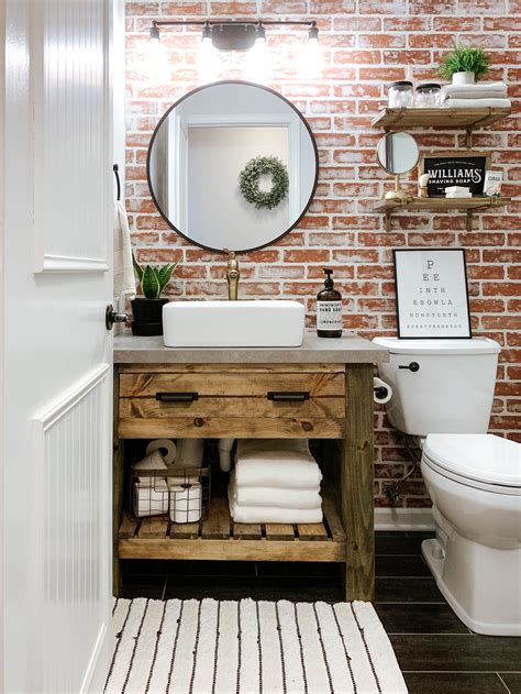 Rustic Bathroom Vanity DIY Ideas