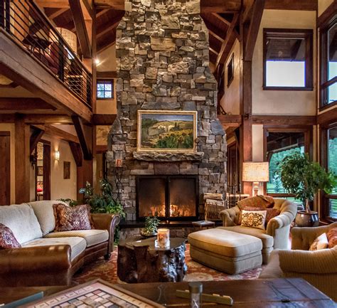 Rustic Family Room Decorating