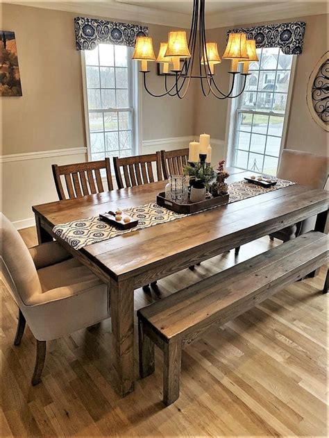 Rustic Farmhouse Dining Room Sets