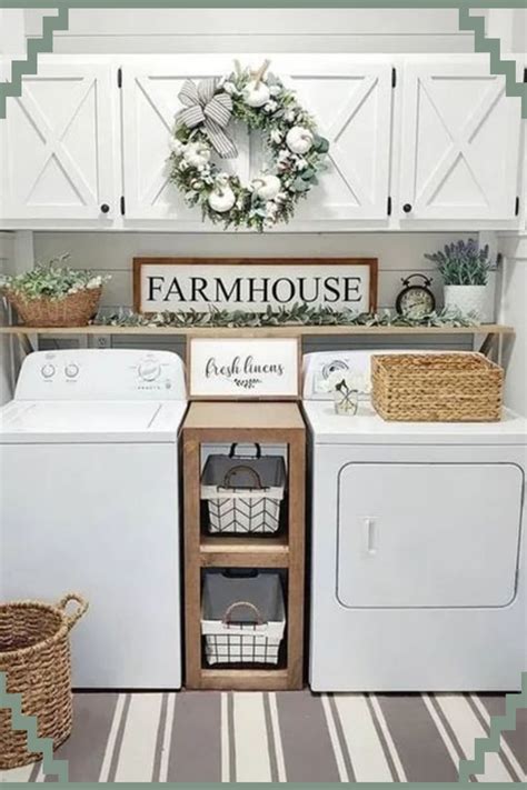 Rustic Farmhouse Laundry Room Ideas