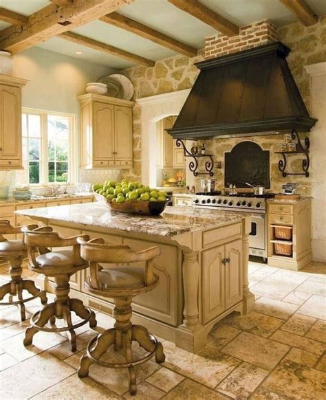 Rustic French Cottage Kitchen
