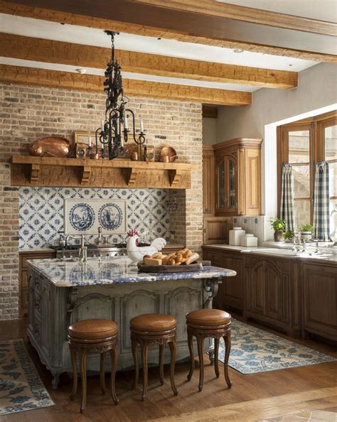 Rustic French Country Kitchen Cabinets