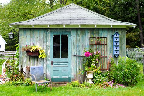 Rustic Garden Tool Shed