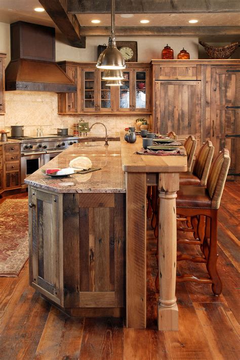 Rustic Kitchen Cabinets Design