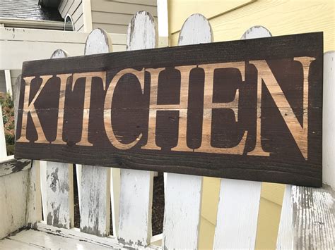 Rustic Kitchen Signs