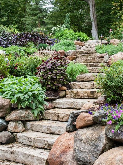 Rustic Landscaping with Rocks