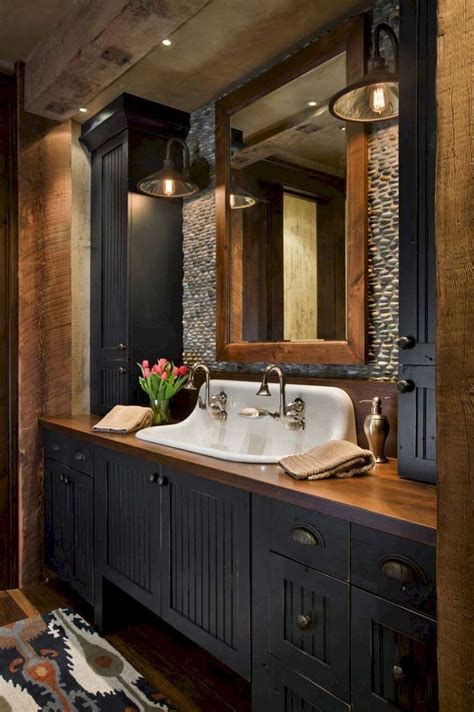 Rustic Modern Bathroom Design Ideas