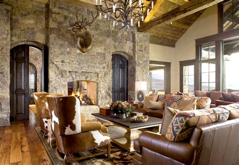 Rustic Ranch Living Rooms