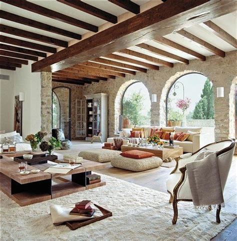 Rustic Spanish Style Living Room