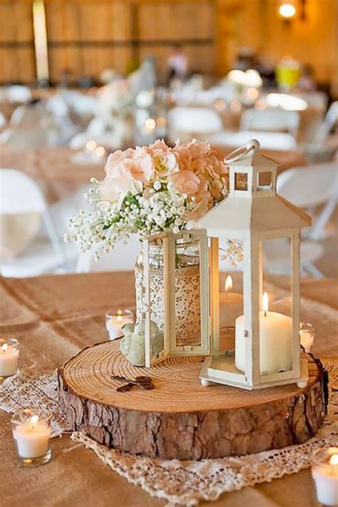 Rustic Wedding Table Centerpieces