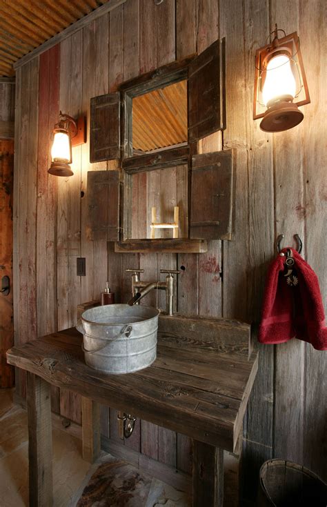Rustic Western Bathroom Ideas